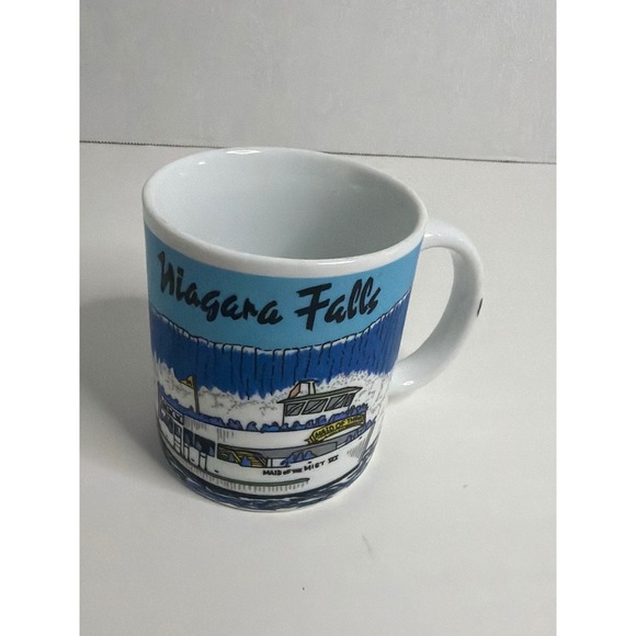 Other - Niagara Falls Souvenir Coffee Mug Maid Of The Mist Boat Graphic Ceramic Cup